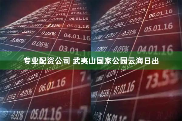 专业配资公司 武夷山国家公园云海日出